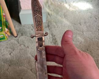 vintage Toledo folding knife