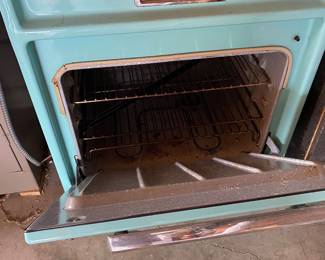 General Electric Wall Oven Vintage 1957 Green color