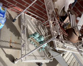 Vintage serving cart