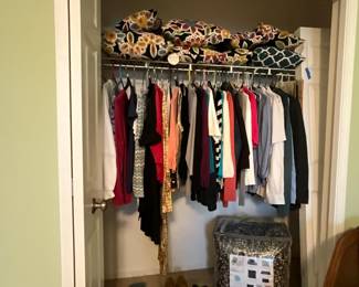 name brand clothing, most with tags