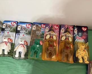 Rare/Vintage Beanie Babies in the original packaging