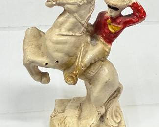 Lone Ranger on Silver Toothbrush holder 1938