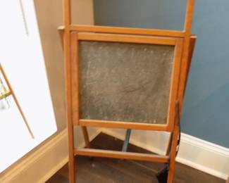 Vintage chalk board easel