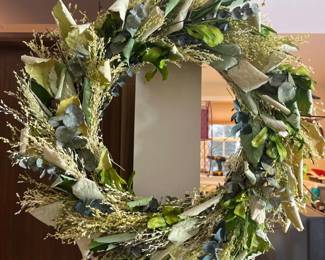 Dried Eucalyptus and Grass Wreath
