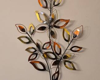 Curtis Jere Style Metal Wall Sculpture