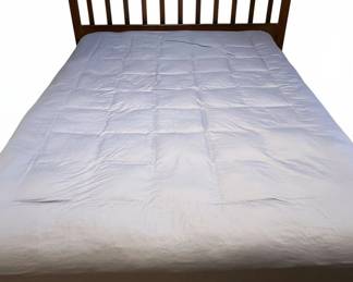 Wooden Slat Headboard and Footboard Bed Frame