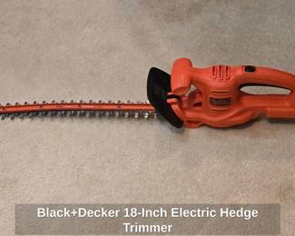 Black Decker Inch Electric Hedge Trimmer