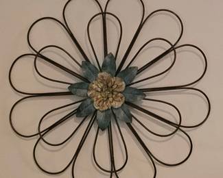 Wire Flower Wall Art