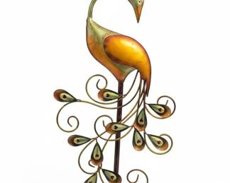 Metal Peacock Figurine