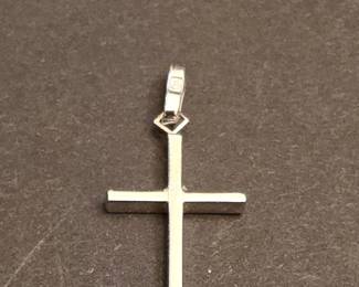 14k Italian Gold Cross Pendant