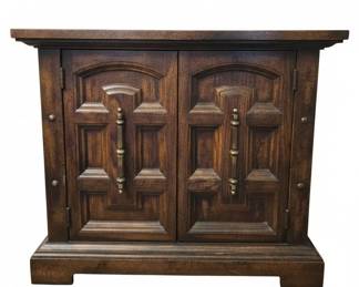 Vintage Spanish Style TwoDoor Cabinet