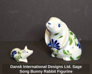 Dansk International Designs Ltd. Sage Song Bunny Rabbit Figurine