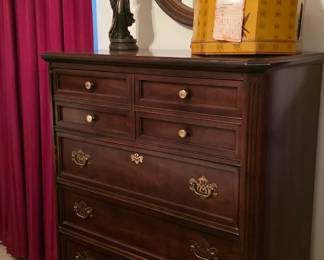 5 Drawer high chest 