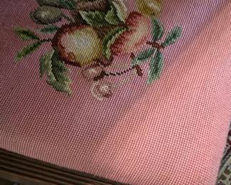 Dining Room Chairs with needlepoint seat