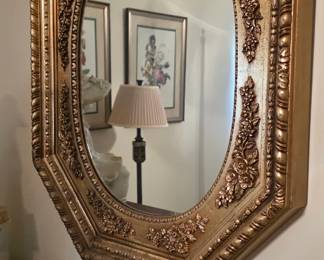 Gold mirror