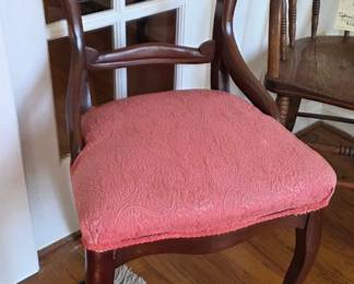 Victorian balloon back chair