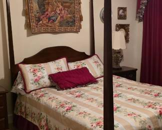 Four-poster bed
