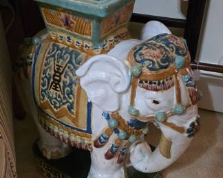 Chinese Style Glazed Ceramic Elephant