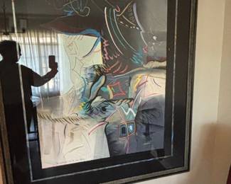 The Gentleman and The Lycanthrope Art Print by Mary Ann Scott