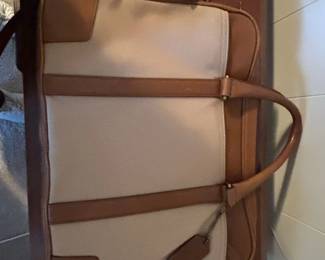 Coach Leather and Canvas Briefcase or Messenger Bag