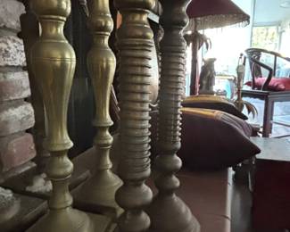 Brass Candlesticks Set