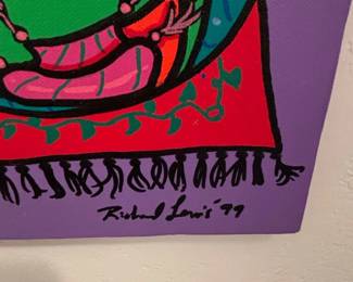 Richard Lewis  New Orleans Acrylic Painting second image