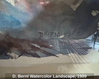 D. Bernl Watercolor Landscape, second image