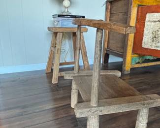Primitive African Baule Stool Chair