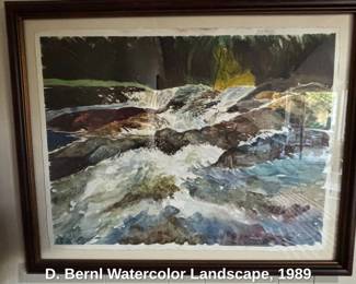 D. Bernl Watercolor Landscape,