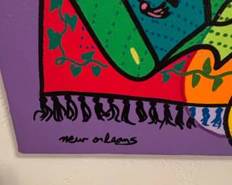 Richard Lewis  New Orleans Acrylic Painting third image