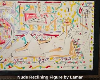 Nude Reclining Figure by Lamar