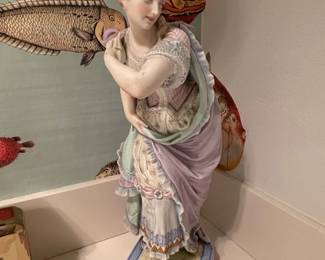 Vion et Baury Porcelain Figurine of a Woman