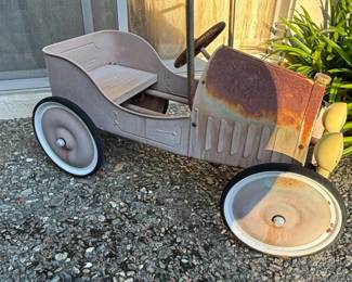 Vintage Style Packard Tin Toy Pedal Car second image