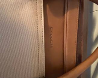 Coach Leather and Canvas Briefcase or Messenger Bag second image