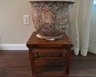 Chinese Porcelain Fish Bowl Planter