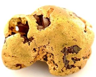 Natural Gold Nugget + Gold Crystal Specimen – 3.13 Grams
