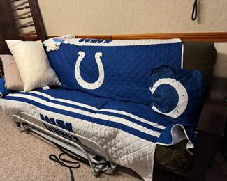 Wood Futon & matching single futon (not pictured)