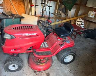 Riding mower, $500