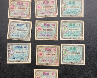 MILITARY & FOREIGN CURRENCY