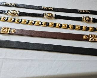 Belts by many different designers