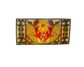 Stained glass style panel 