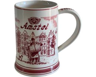 Beer Mug Delft Red