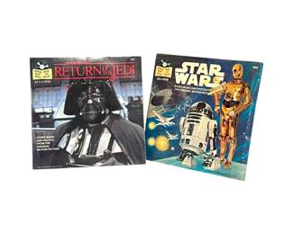Star Wars read along books with records 