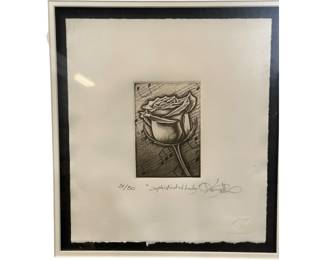 Hand Pressed Etching 