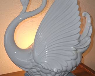 Vintage lighted lamp