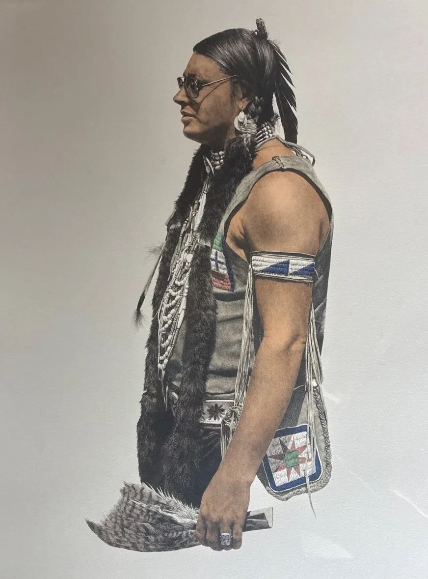 Stephen Forbis “A New Look at the Old” 63/100 Original Stone Lithograph Framed