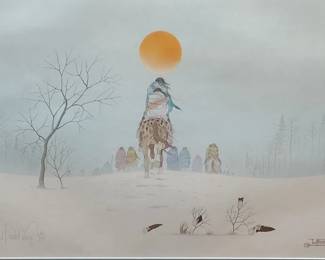 Donald Vann Endless Journey 1979 Hand Signed Lithograph 276 1500 Framed