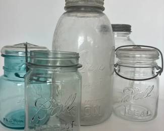 Collection of Kerr and Ball Jars