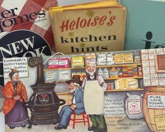 Vintage Collection of Cook Books and Calendar