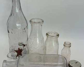 A Set of 8 Vintage Bottles